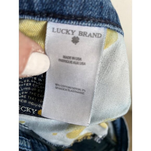 Lucky Brand Womens Button-fly Jeans Size 29 Legend Sienna Cigarette Leg - Picture 11 of 15